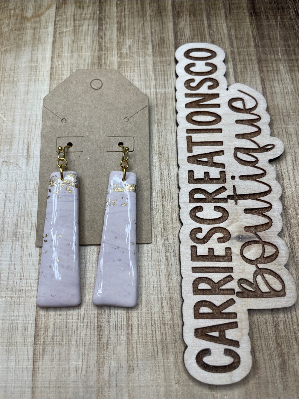 Gold-Accent Drop Earrings